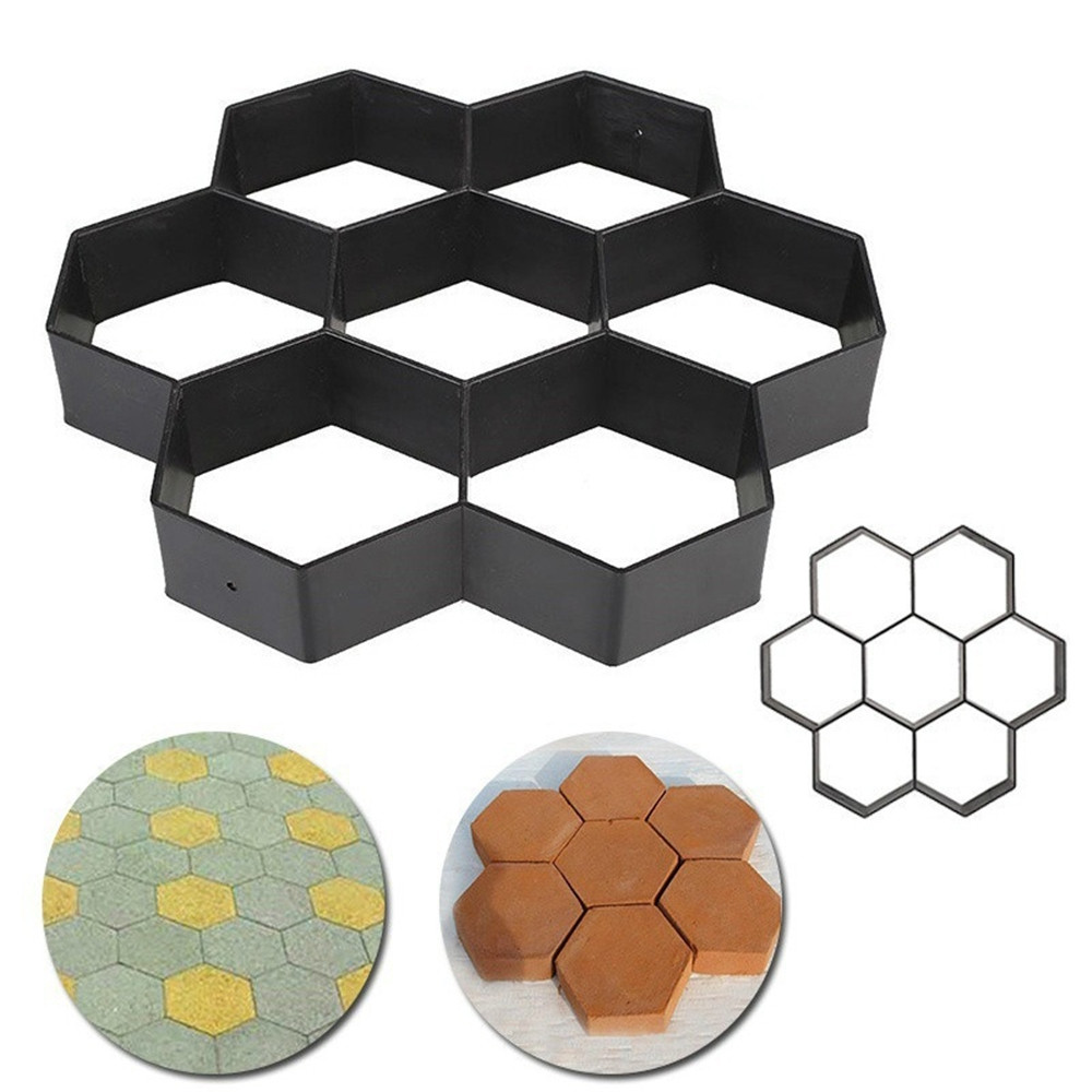DIY Path Maker Bestrating Mallen Steen Baksteen Beton Mal Beton Cement Lopen Tuinpad Bestrating Bestrating Herbruikbare Patio Mallen Bestrating