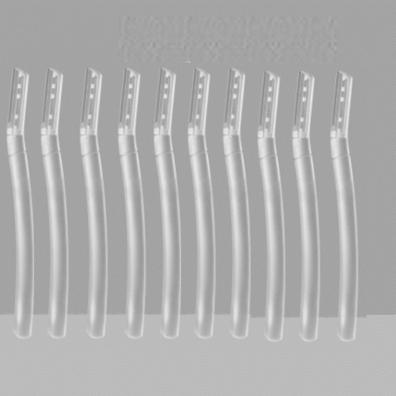 Geavanceerde Wenkbrauw Trimmen Mes Veilig Anti-Kras Wenkbrauw Scheren Tool Voor Mannen En Vrouwen Beginner Beauty Tool Set Wenkbrauw scheermes: Roze