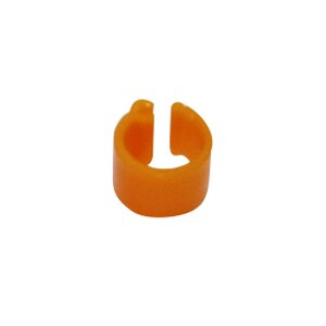 ID 6 mm wide 7mm 10 color bird foot ring plastic clip ring pigeon quail foot ring farm poultry supplies bird supplies 200 Pcs: Orange
