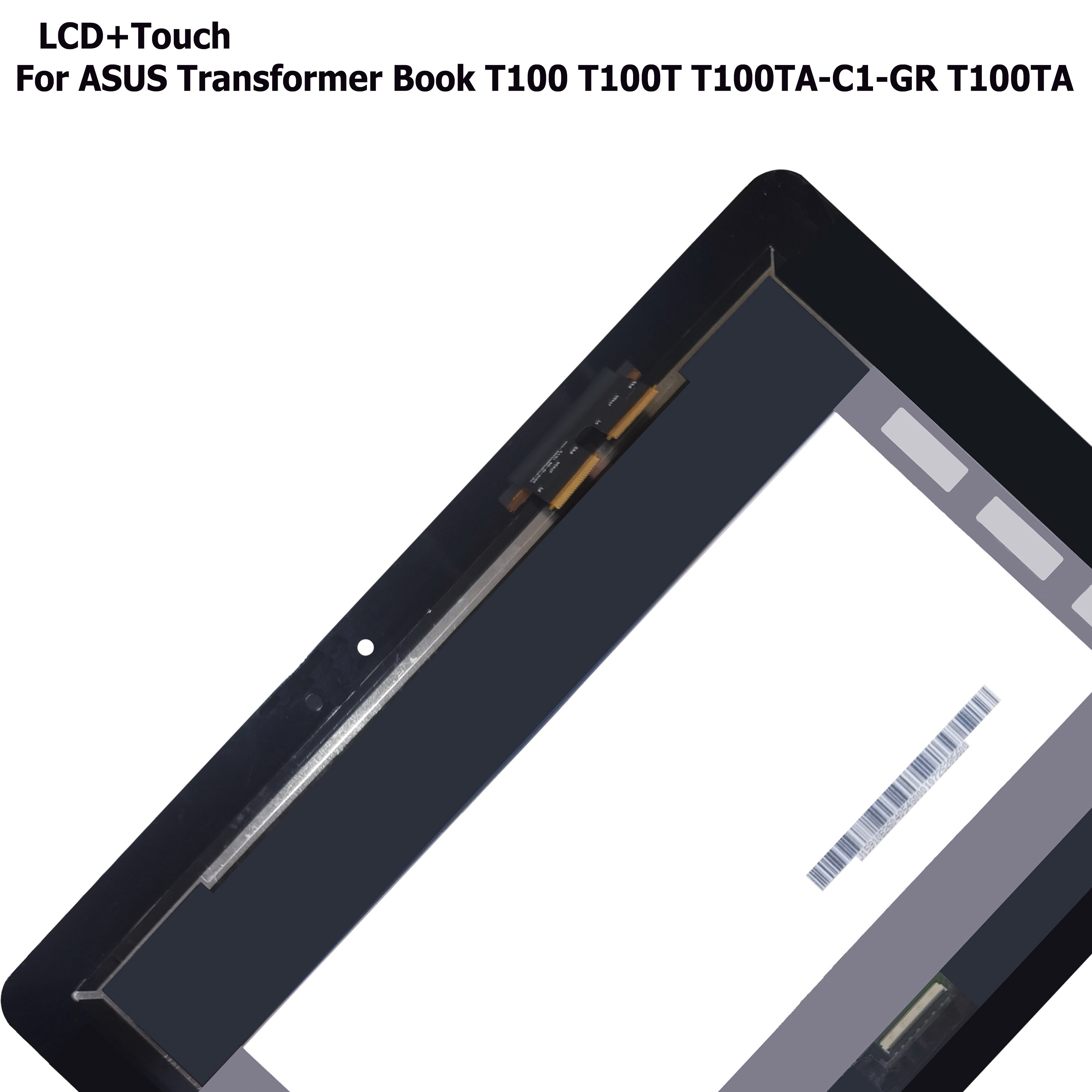 10.1 Inch For Asus Transformer Book T100 T100TA-C1-GR T100Chi LCD Display Touch Screen Digitizer Assembly with Frame