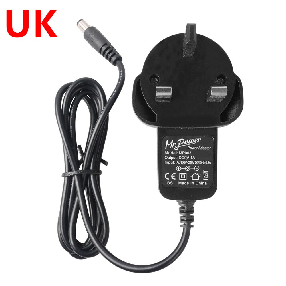 Adaptateur d&#39;alimentation pour clavier Casio AD-5, DC 9V 1A, AC110-240V, AD-5EL, AD-5MLE, AD-5MR, AD-5MU: UK Plug
