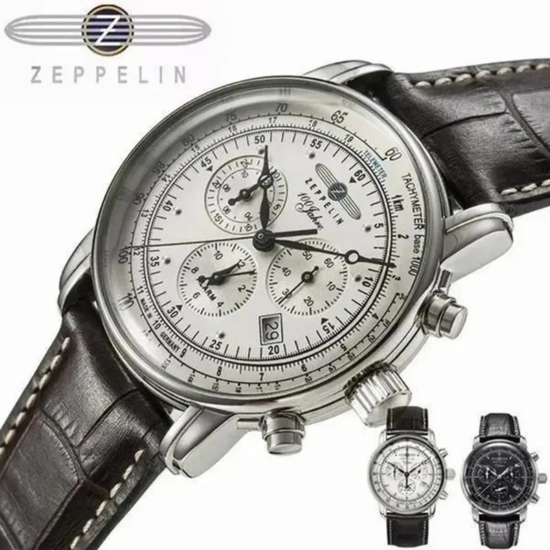 Zeppelin Airship Commemorative Version Men's Retro Business Leisure Men's Watch Watch
