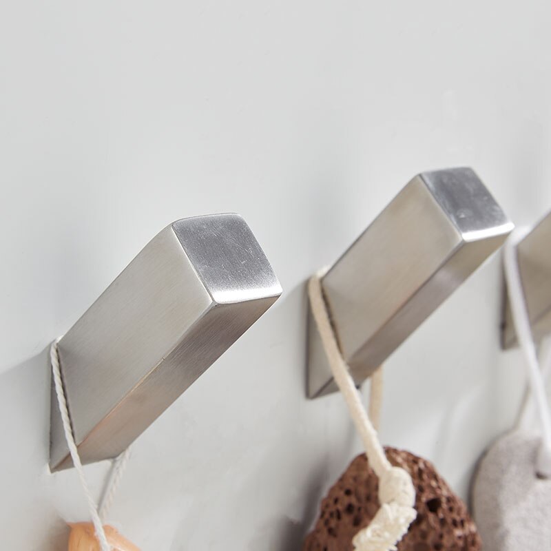 304 Stainless Steel Coat Hooks Heavy Duty Wall Mounted Vintage Single Organizer Hangers, Robe Hat Keys Rack Hat Hanger