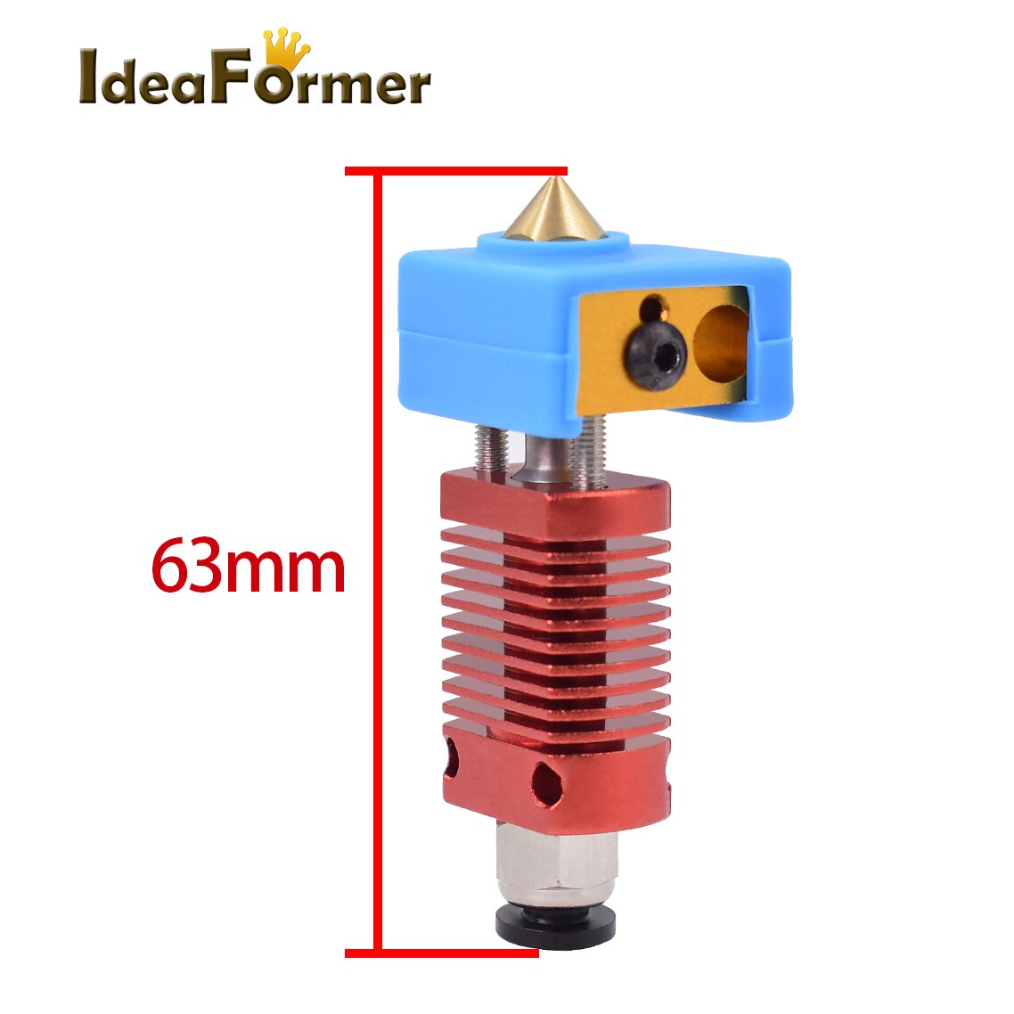 MK8 Assembled Extruder End Kit 1.75mm 0.4mm Nozzle Aluminum Heating Block For Ender 3 CR-10 3D Printer Parts