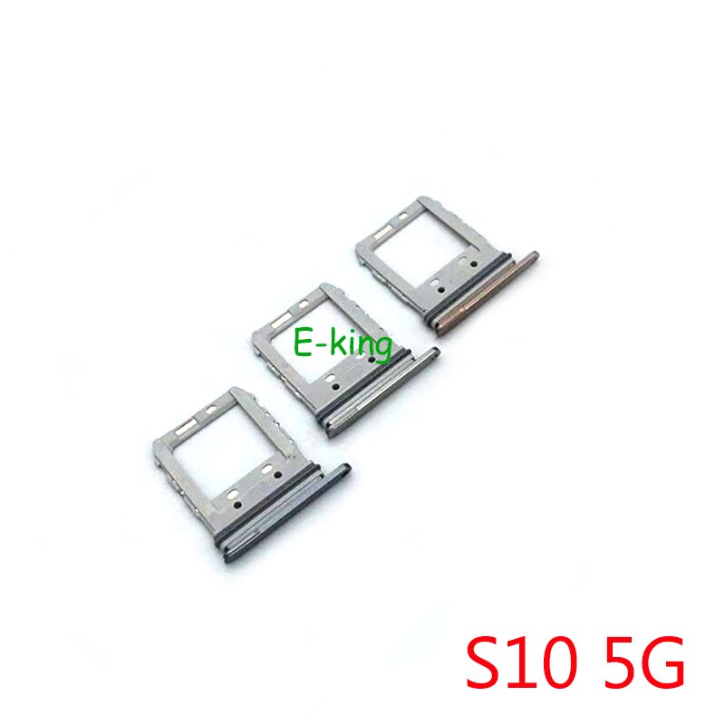 2Stck Für Samsung Galaxis S10 5G Sim Karte Slot Tablett Halfter Sim Kartenleser Buchse Ersatz Teil