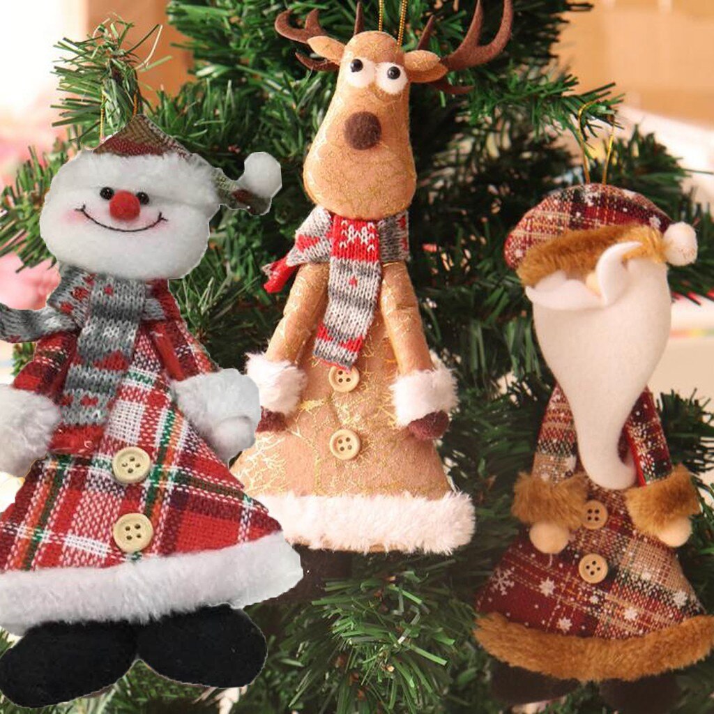Kerst Home Decoraties Kerst Decoratie Sfeer Decoratie Kerstboom Hanger Kerstman Pop