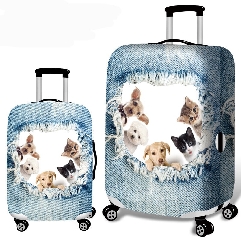 Yesello Travel on Road Luggage Cover Protective Suitcase Cover Trolley Case Travel Luggage Dust Cover 18 to 32inch: C / M