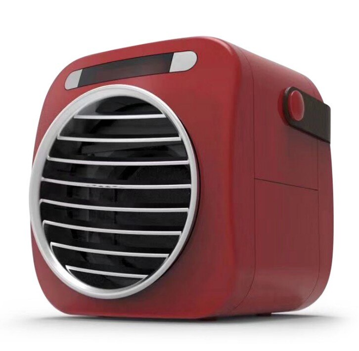 Mini Electric Air Cooler for Room Portable Air Conditioner Fan Digital Air Conditioning xiaomi mini air conditioner portable fan: Red