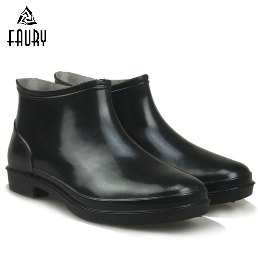 Chef Waiter Non-slip Shoes Restaurant Kitchen Hotel Cook Laboratory Hotel Food Service Men Waterproof Black Work Shoes