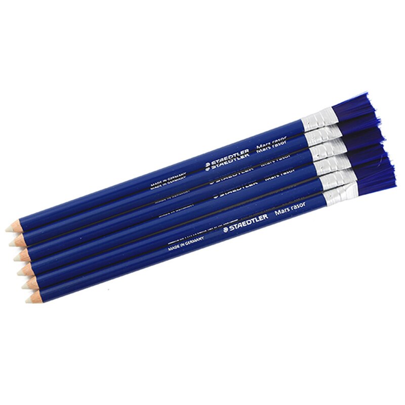 STAEDTLER-Borrador estilo lápiz 6/12 61 + pincel, papelería escolar, suministros de oficina, borrador de lápiz, borradores de bolígrafo de Gel, 526 Uds.