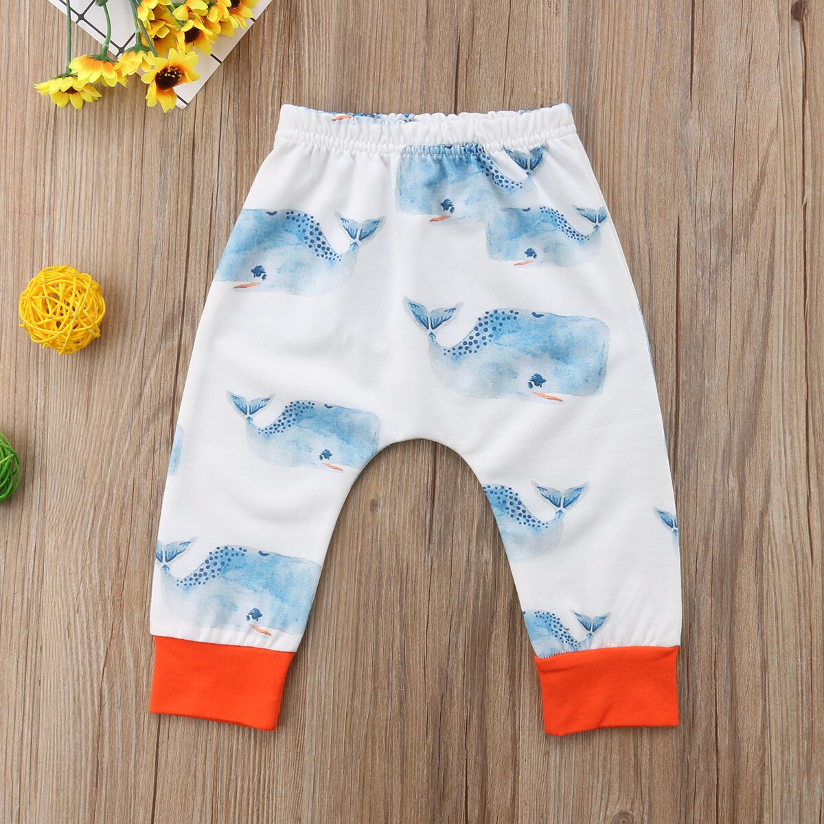 0-3Y Pasgeboren Kids Baby Meisjes Jongens Broek Cartoon Print Katoen Elastische Taille Causale Lange Broek Outfits