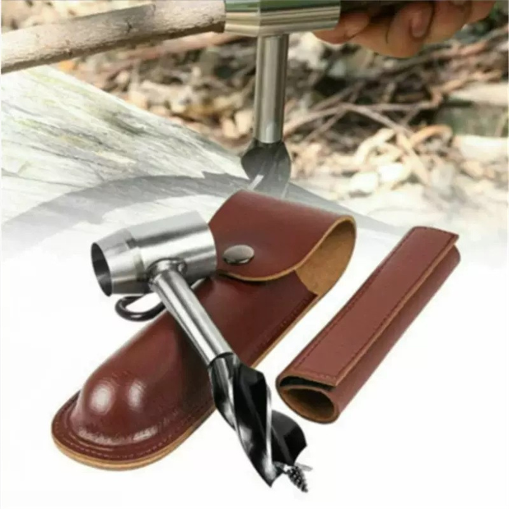Auger Sleutel Outdoor Survival Hand Drill Survival Gear Tool Outdoor Sport Jungle Ambachten Camping Boor Bushcraft Accessoires