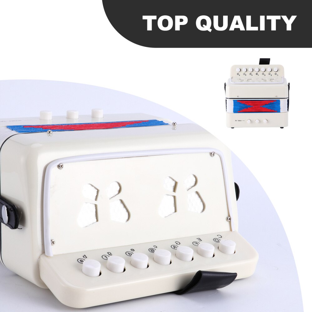 1Pc Mini Accordion Instrument Instrument Beginner Musical for Children