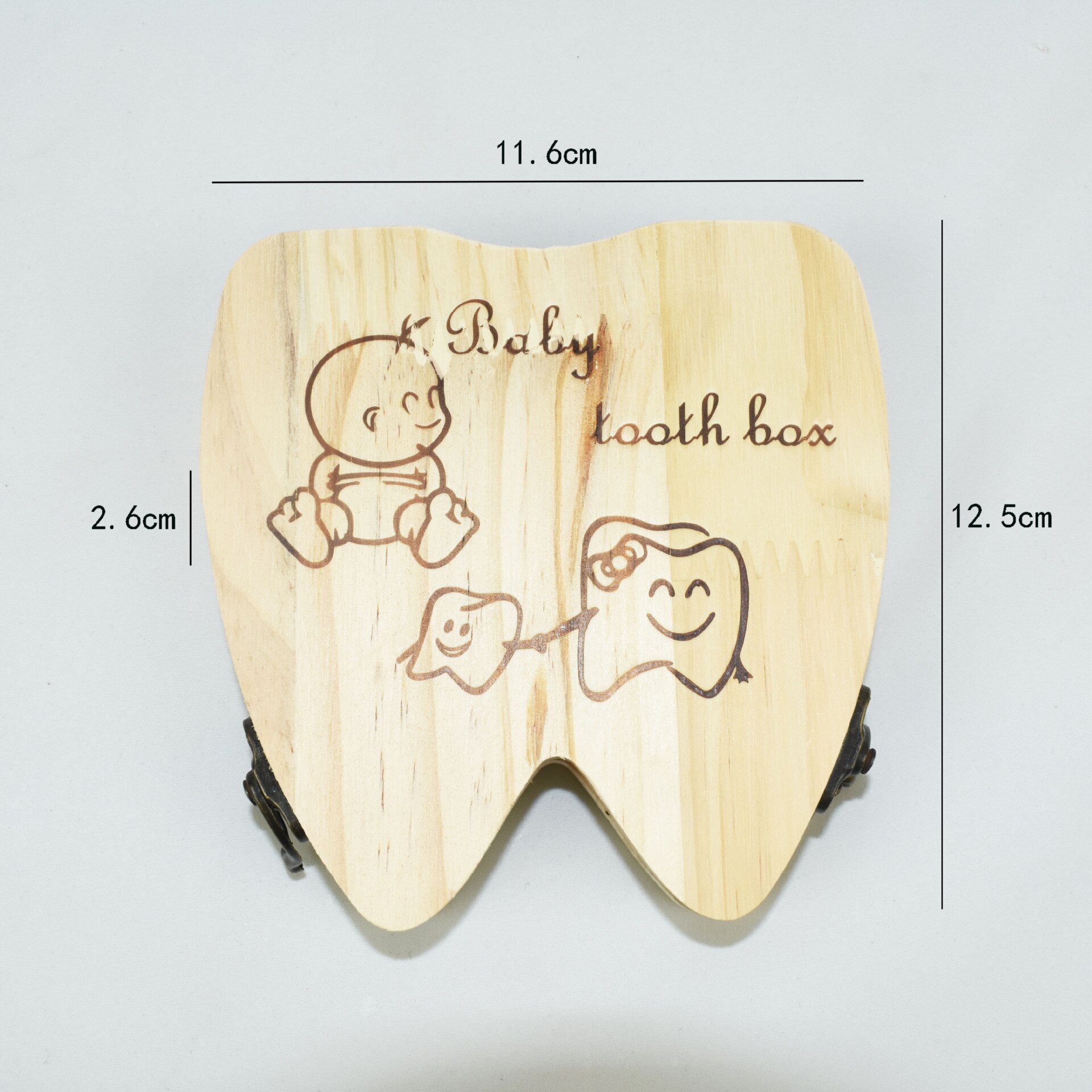 Boîte à dents de bébé en bois, directe des fabrica... – Grandado