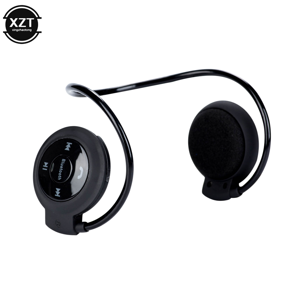 Mini bezprzewodowe słuchawki Bluetooth Stereofoniczne słuchawki sportowe Odtwarzacz muzyczny Słuchawki na kartę SD z mikrofonem Wodoodporne