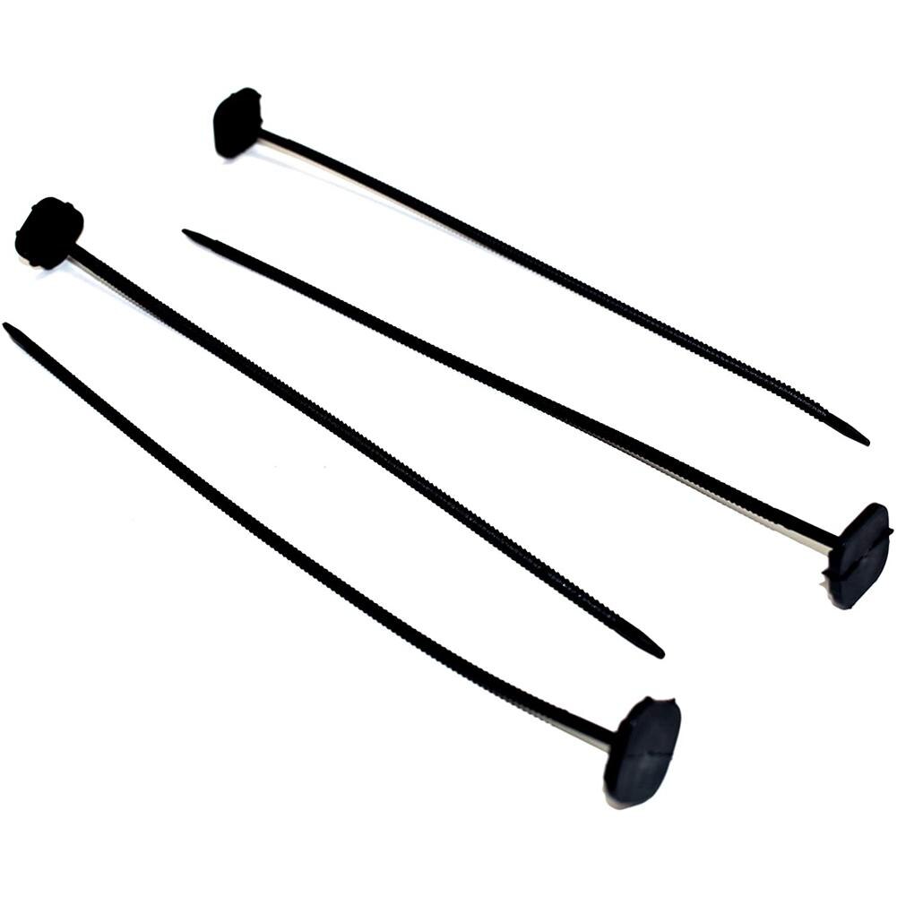 2 Sets Universal Car Fan Mount Kit Plastic Push Through Electric Radiator Ties Strap Automobile Fan Fixed Mount Kit Accessories