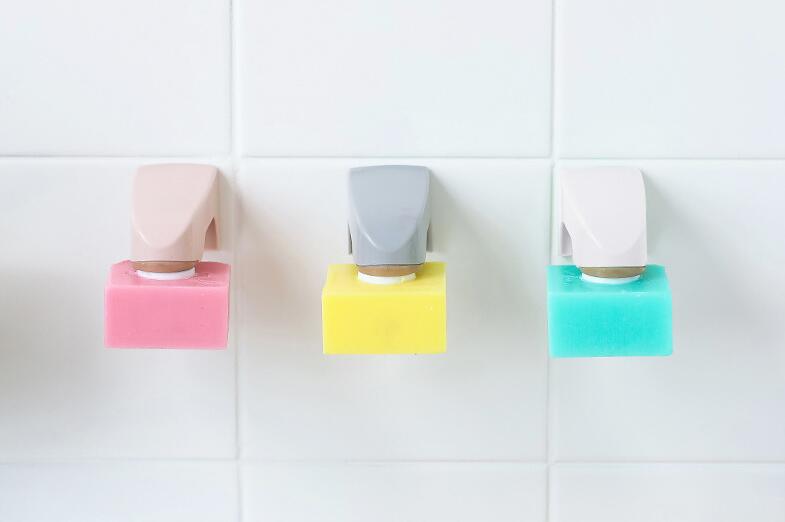 Magnetisk sæbe fad beholder dispenser væg vedhæftning vedhæftning sæbeholder til køkken badeværelse tilbehør