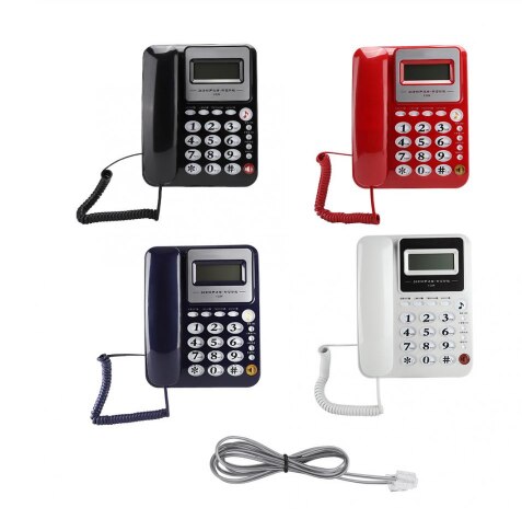 Telefoon, thuiskantoor, vaste lijn, stand-alone, nummerherkenning, zonder batterij, vaste telefoon, multi