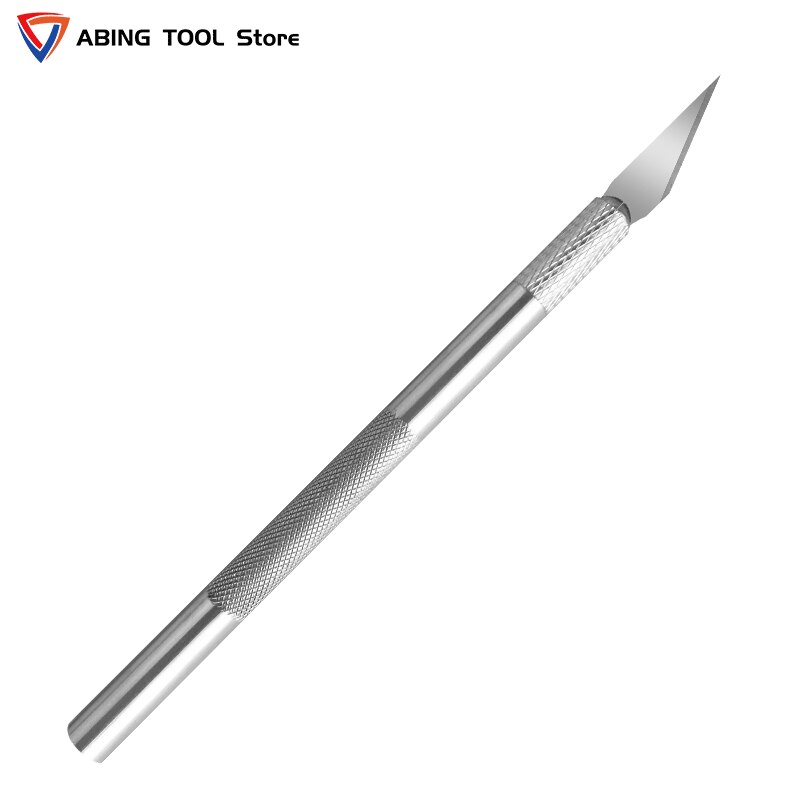 1 Knife Handle with 10pcs Blade Replacement 11A# Wood Cut Paper Knife PCB Repair Scalpel Knife DIY Cutting Tool Clean OCA Tool: Knife handle