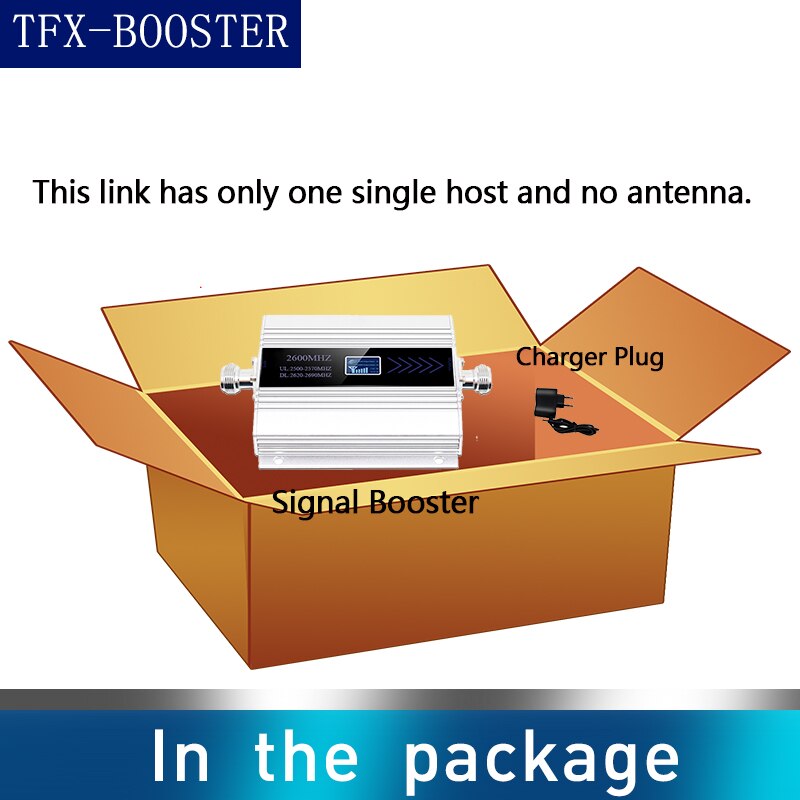 TFX-Wzmacniacz 2600mhz LTE 4G wzmacniacz sygnału komórkowego 2600 4G sieci komórkowej wzmacniacz zespół 7 telefon komórkowy wzmacniacz CDMA