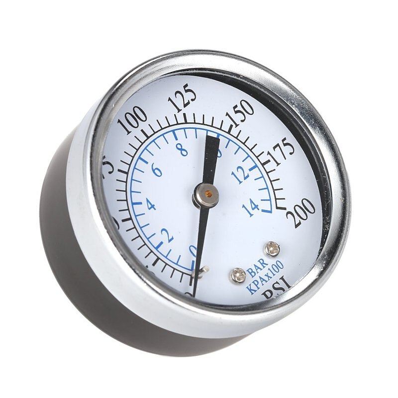 Ts -50-14 draagbare drukmeter luchtcompressor hydraulische vacuümmeter manometer druktester 0-200 psi 0-14 bar 1/4 npt