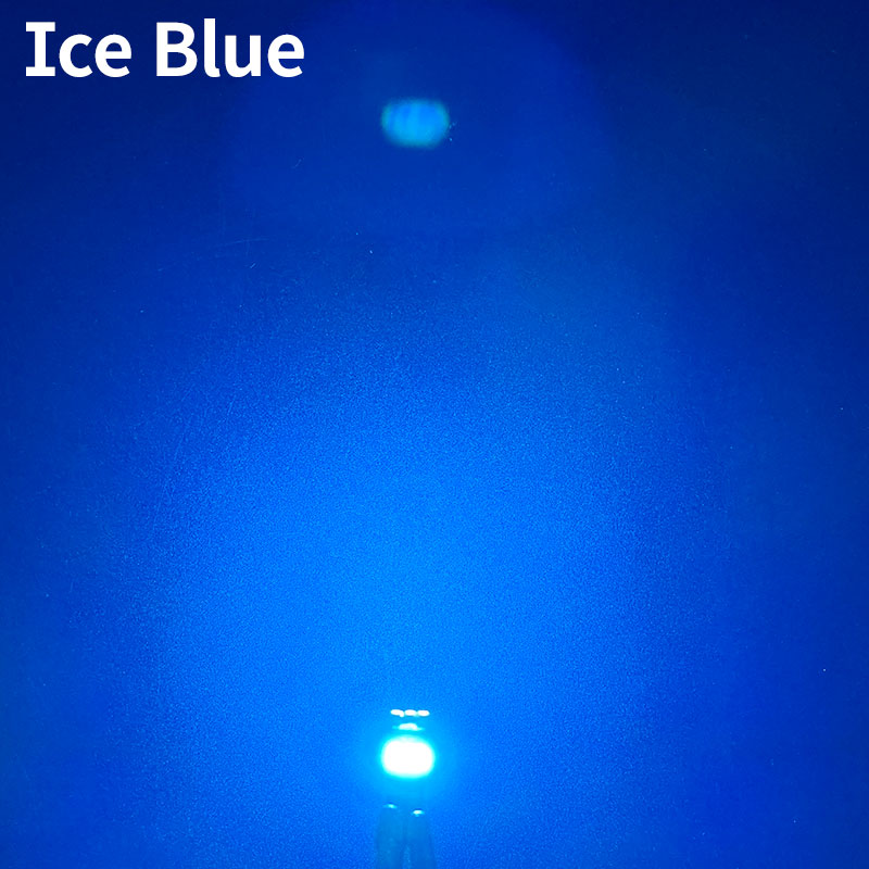 10 Uds T5 W3W W1.2W 70 73 74 bombillas LED superbrillantes indicador de advertencia de coche luz de grupo de instrumentos lámparas de calibre de tablero automático: Azul oscuro