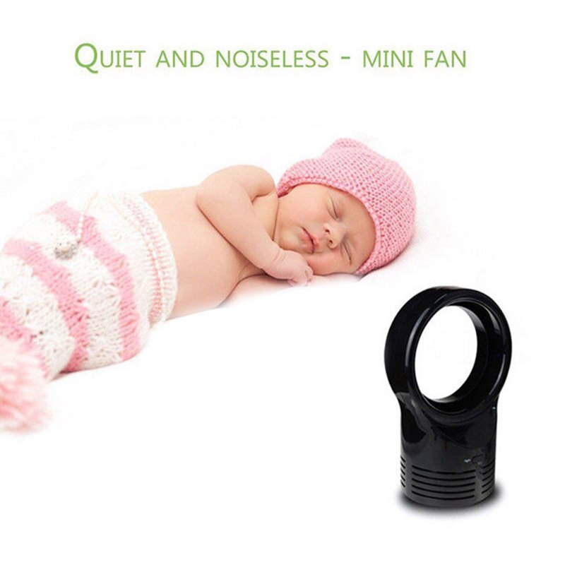 Mini No Leaf Fan Portable Bladeless Refrigeration Desktop Air Conditioner Low Noise GR5