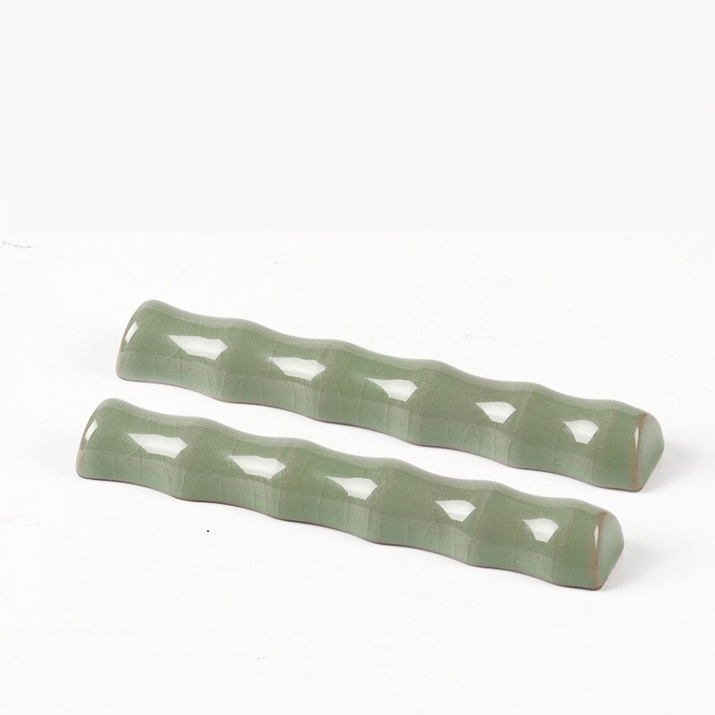 Presse-papier classique avec repose-pinceau pour adulte, stylo de calligraphie chinoise, peinture à l&#39;encre, poterie créative en céramique,: B3 2pcs