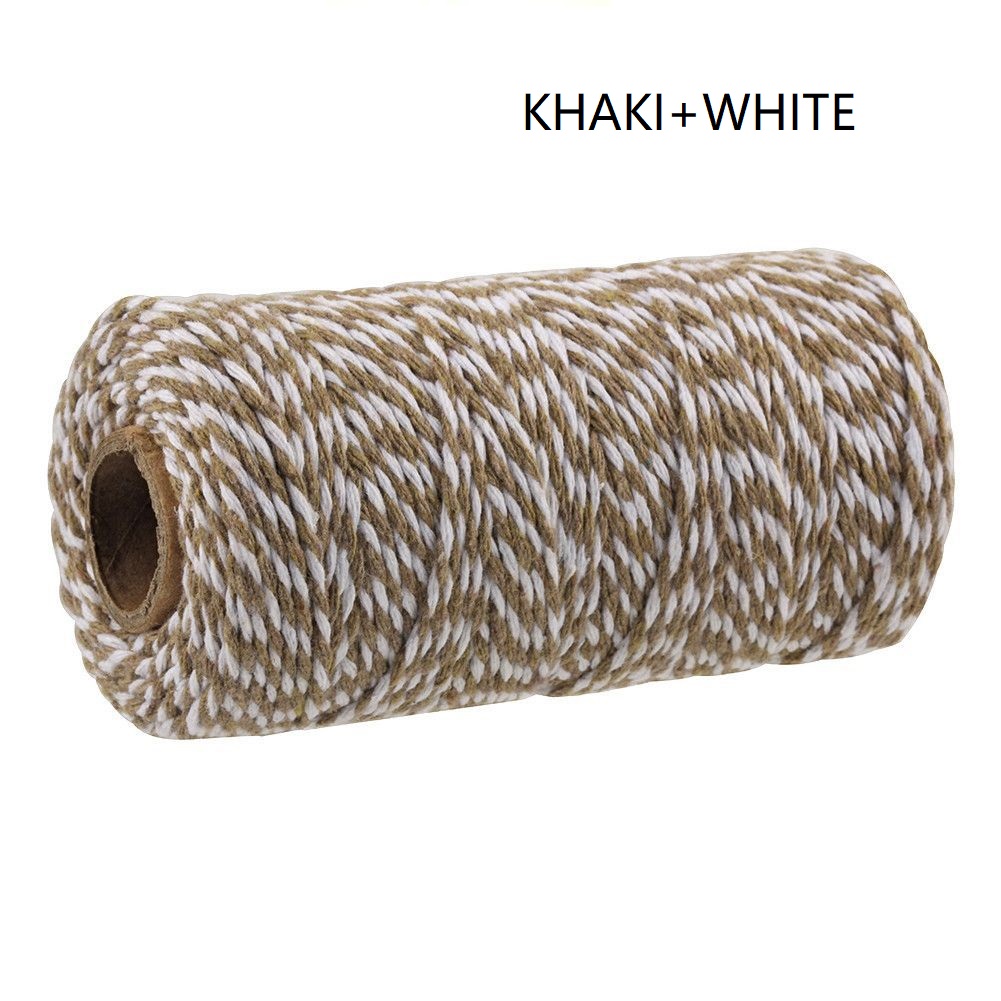 Macrame 2MM 100M Corde colorate Macrame Corda Macrame Filato intrecciato Cavo fatto a mano Appeso a parete Bohemia Festa di nozze Decorazioni per la casa CS002: Beige