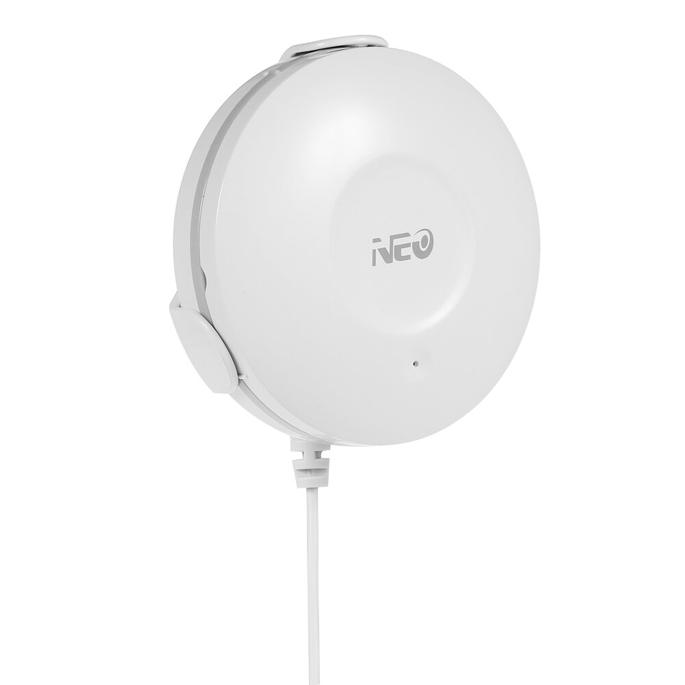 Neo smart wifi vandoversvømmelsessensor wifi vandlækagedetektor app notifikation advarer vandsensor alarm lækagealarm hjemmesikkerhed