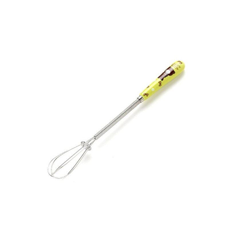 Stainless Steel Manual Whisk Ceramic Handle Small Cake Biscuit Baking Mixer Egg Whisk Milk Frother Handheld Stirrer for Kitchen: D