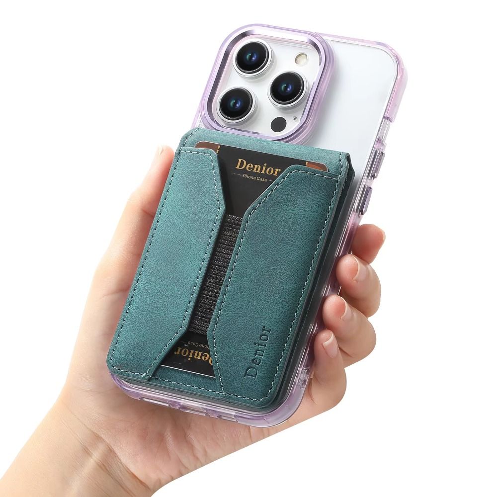 For Magsafe Wallet Phone Card Holder Magnetic Foldable Mobile Phone Stand Leather Anti-theft for iPhone 16 15 14 13 12 Pro Max