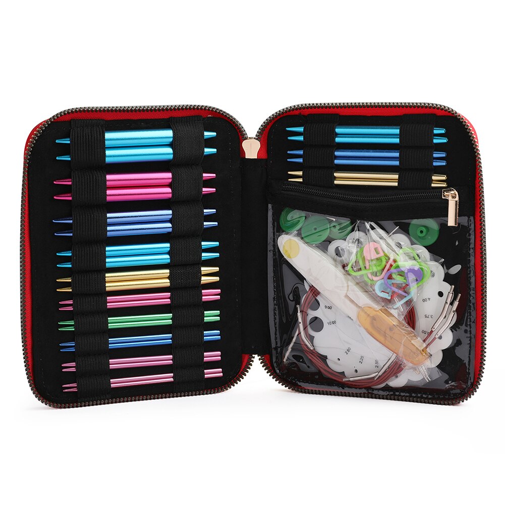 Circular Knitting Needles Set Interchangeable Crochet Needles CircularCircular Sweater Kit for Crochet Patterns Weaving Craft