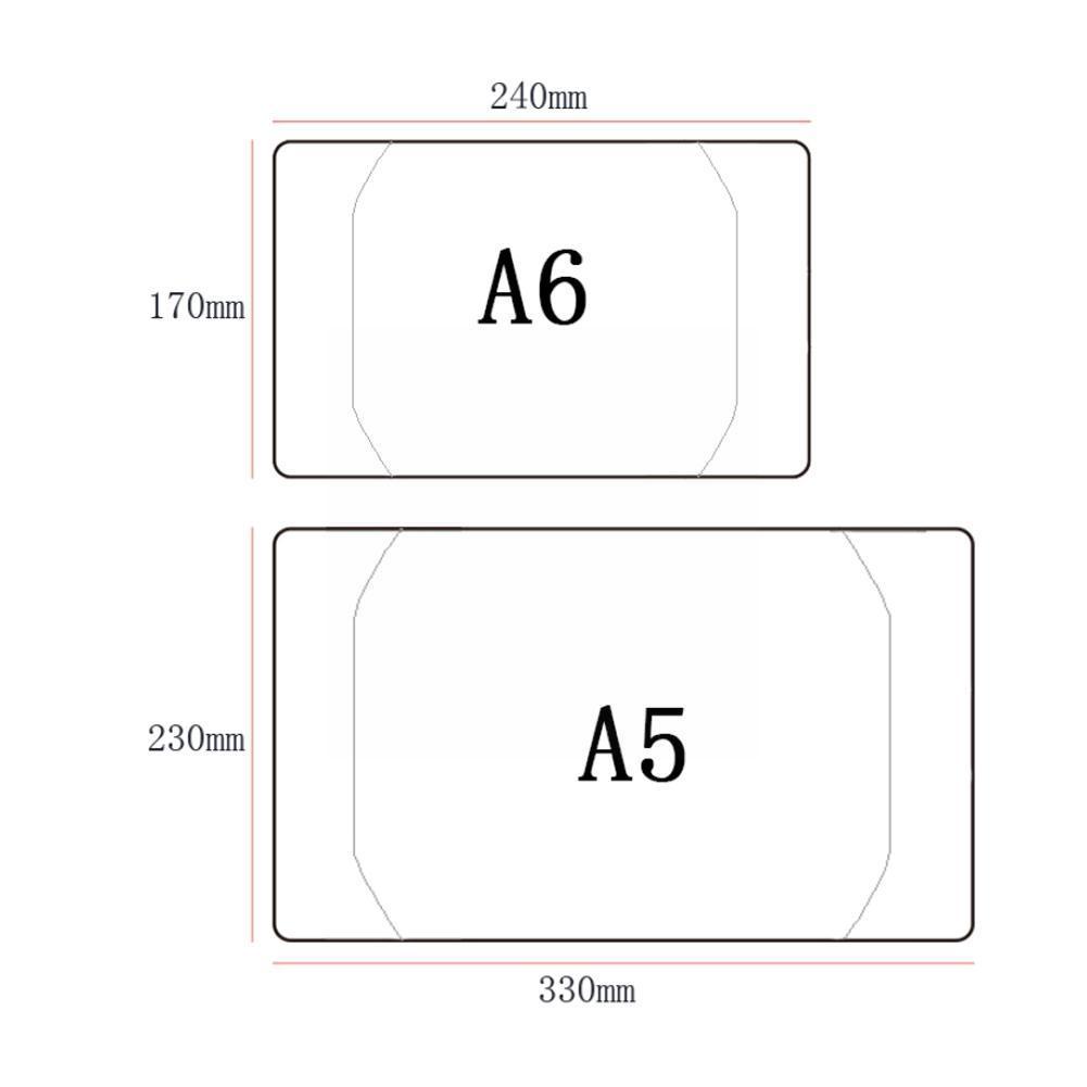 Pvc Notebook Beschermen Schede A5 A6 Boek Cover Frosted Cover Waterdichte Transparante Antislip Student Boek Cover Boek Zelf-Adh H7c4