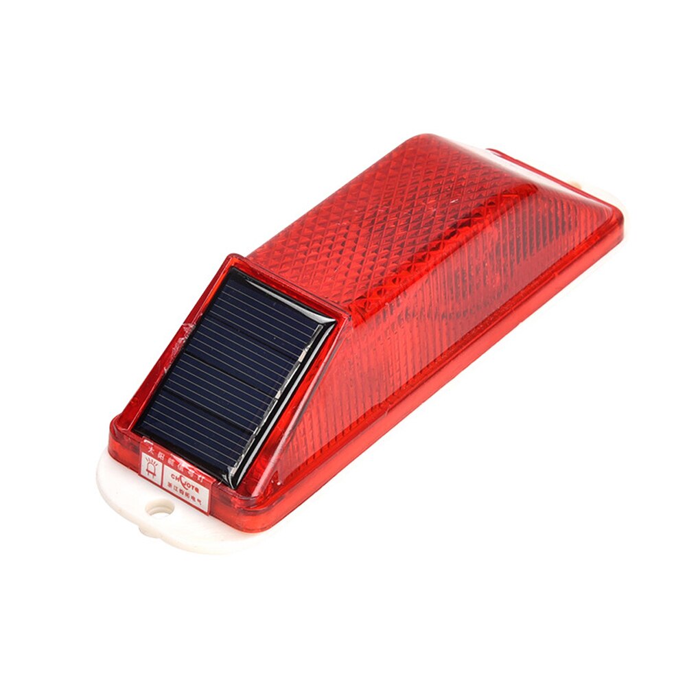 Flash estroboscópico, señal recargable, energía Solar, tráfico, seguridad vial, advertencia, lámpara LED, Control de Chip, conducción nocturna, luz de precaución