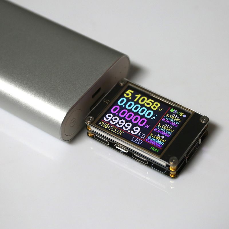 Testeur USB WEB-U2 amélioré QC4.0 + PD3.0 2.0 PPS capacité de protocole de charge rapide compteur cc 4 ~ 24V 5A directe