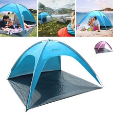 Tienda de campaña para la playa, refugio de protección solar de 3 a 3 personas, toldo de sombra fácil de llevar con bolsa para la playa, pesca, Picnic,