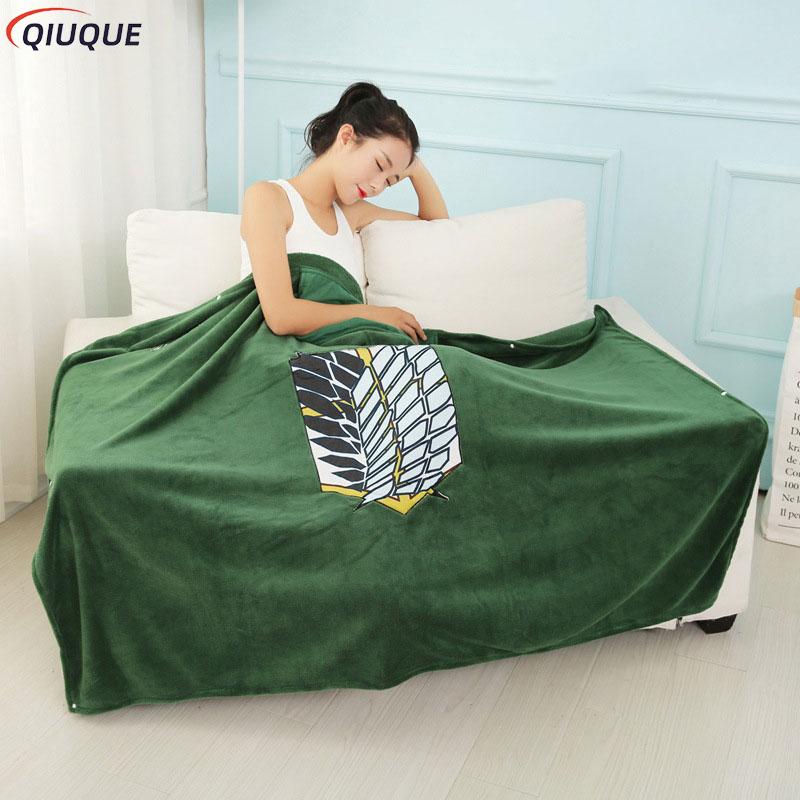 Grüne Decke Umhang Survey Corps Flanell Anime AOT Cape Cosplay Kostüm