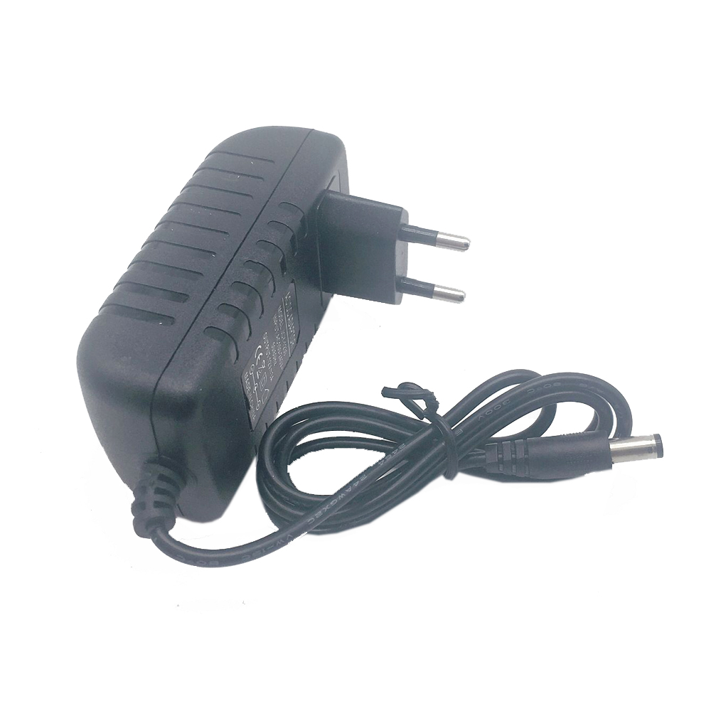 Eu plug  ac 100-240v to  dc 12v 1a 2a 3a 12w 24w power supply adapter cable 36w led strip lights/with plug
