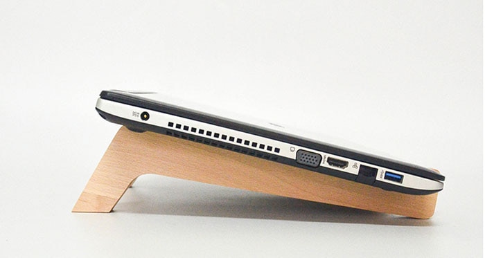 Eenvoudige houten Voor apple laptop stand desktop verhoogde bescherming van cervicale radiator ju hout frame tablet stand