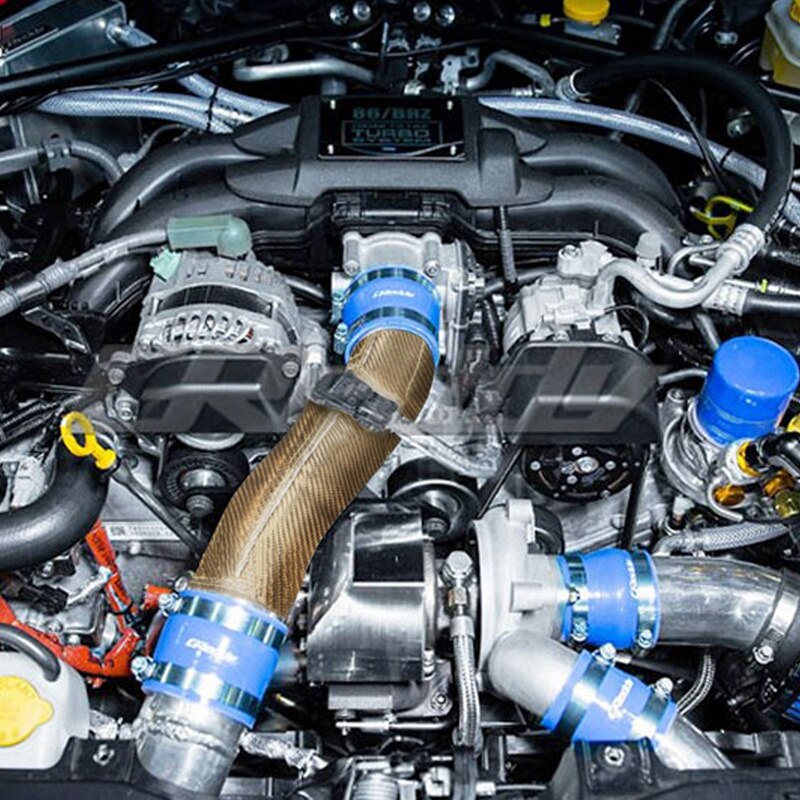 Turbo Heat Shield Turbocharger Blanket Sleeve T518 Intercooled Air Inlet Heat Insulation Sleeve for Greddy Turbine
