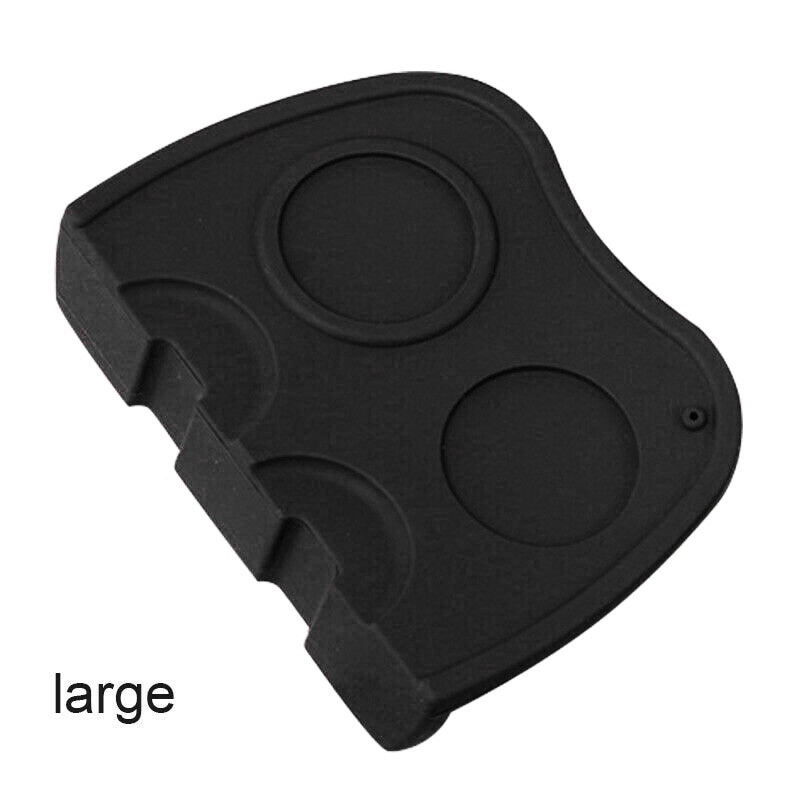 Silicone Groove Coffee Pad Anti-skid Anti-pry Pad Anti-pry Stand Anti-pry Pad Corner Anti-pry Pad Pad Tool Kitchen Cocina: Black  L