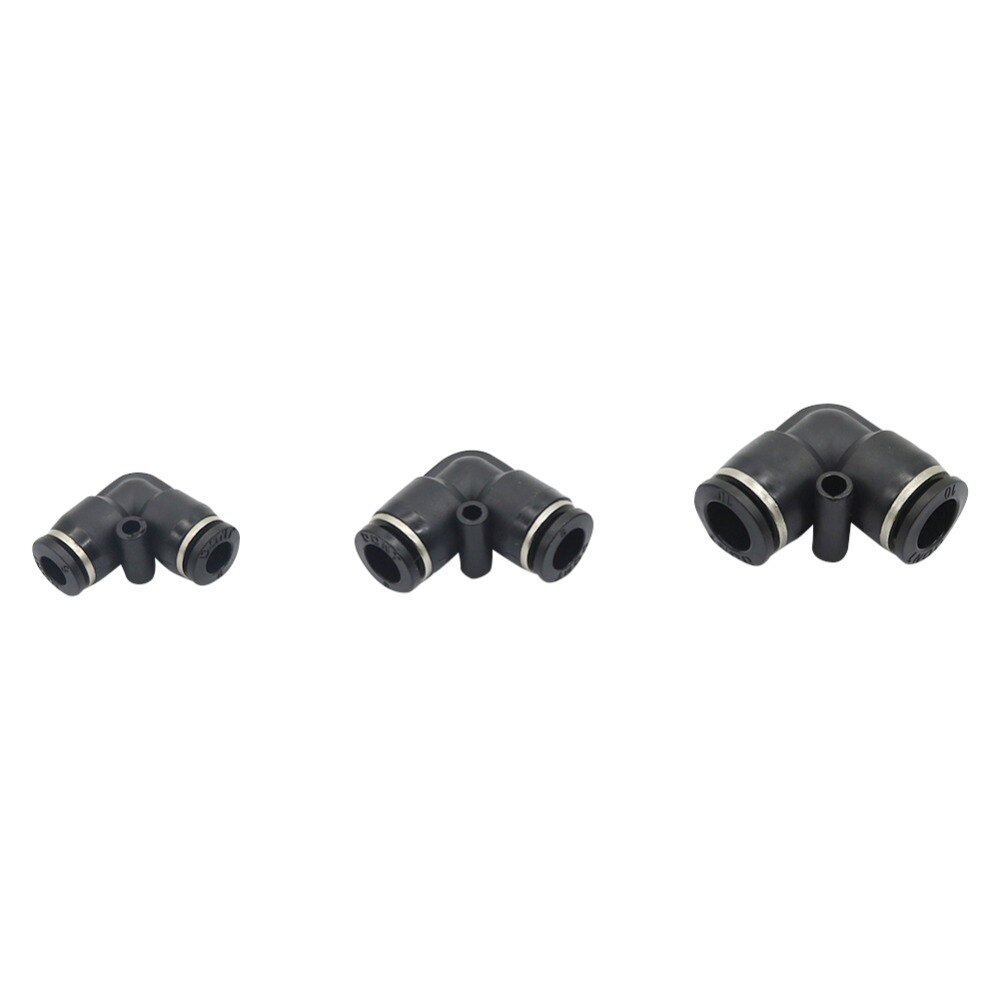 Slip-lock Elbow Quick connector PE Pneumatic Joint Hose Tube Push In Gas Connector Pneumatic Components Adapters 2 Pcs