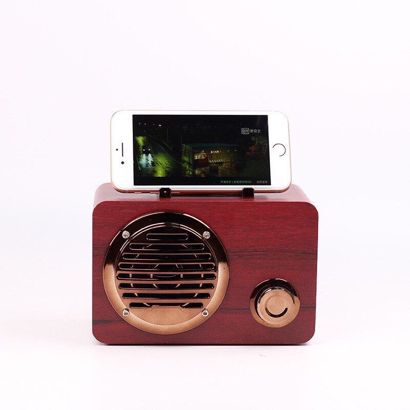 FT3001 Houten Retro Bluetooth Speaker Audio Draagbare Outdoor Speaker Smart Computer Audio