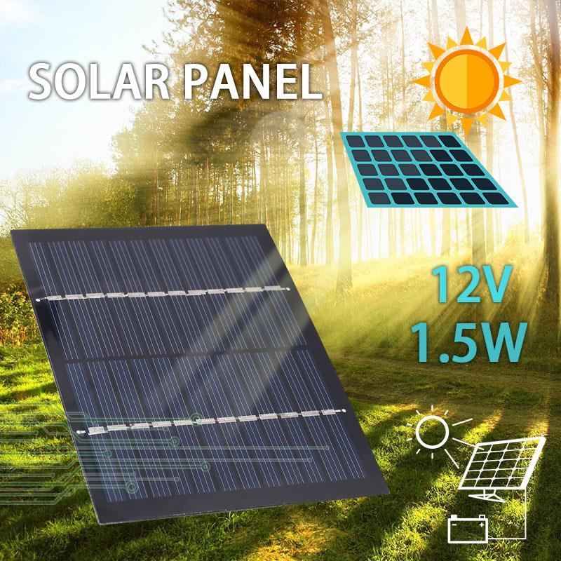 Solar Charging Equipment Polysilicon 1.5W PET Solar Panel Home Improvement Toys Part Powered Durable Solar Panel Mini DIY
