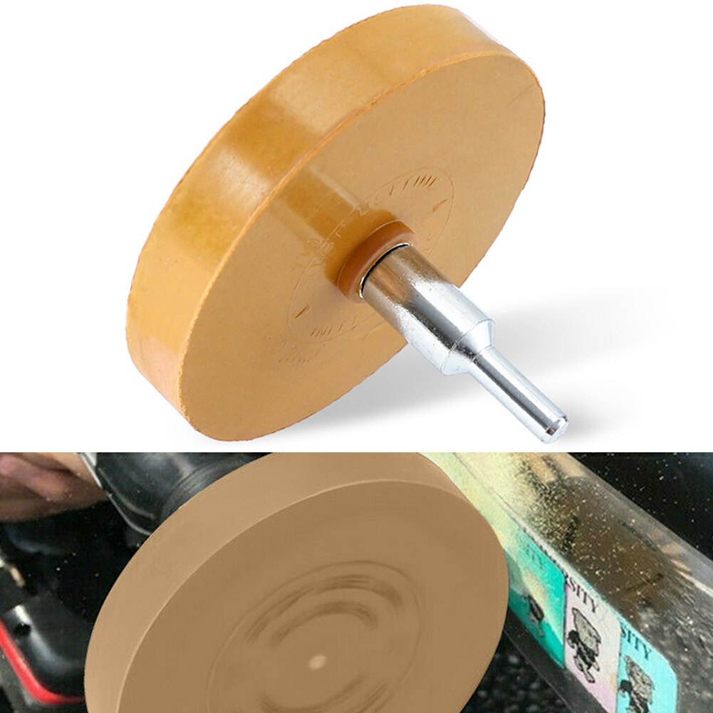Rubber Eraser Wheel Heavy Duty Decal Removal Eraser Wheel Adhesive Remover Vinyl Decal Graphics Removal Tool