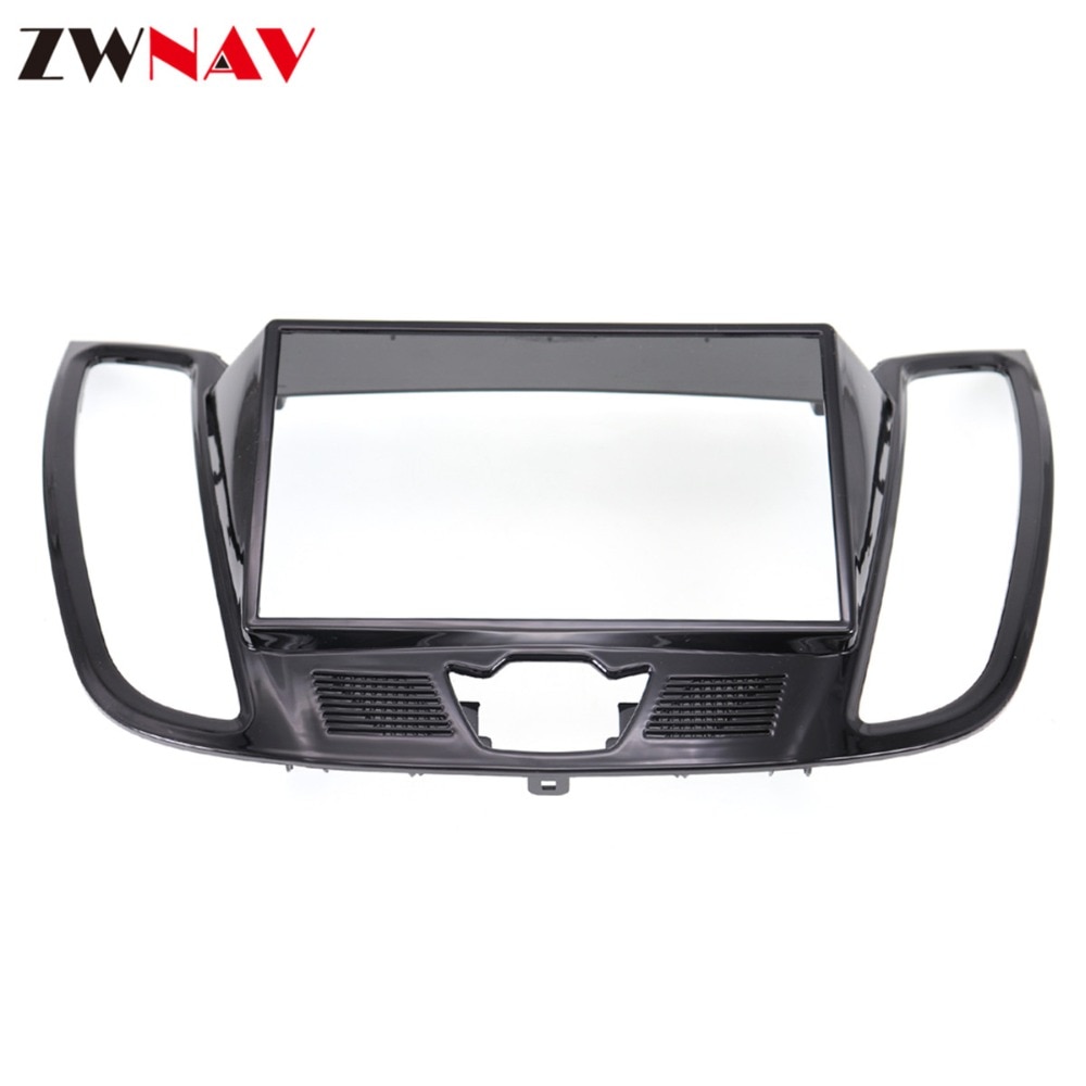 Marco de reproductor de DVD para coche para + FORD C MAX/ Kuga 2DIN UV negro, Radio Multimedia NAVI fascia