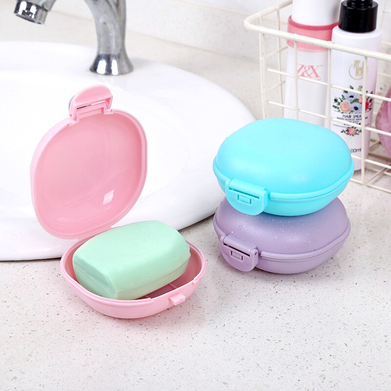Travel Soap Box,Soap Bar Holder Dish Container Case,Leak Proof,Portable,Best for Bathroom,Shower,Gym,School,Camping,Vacation,