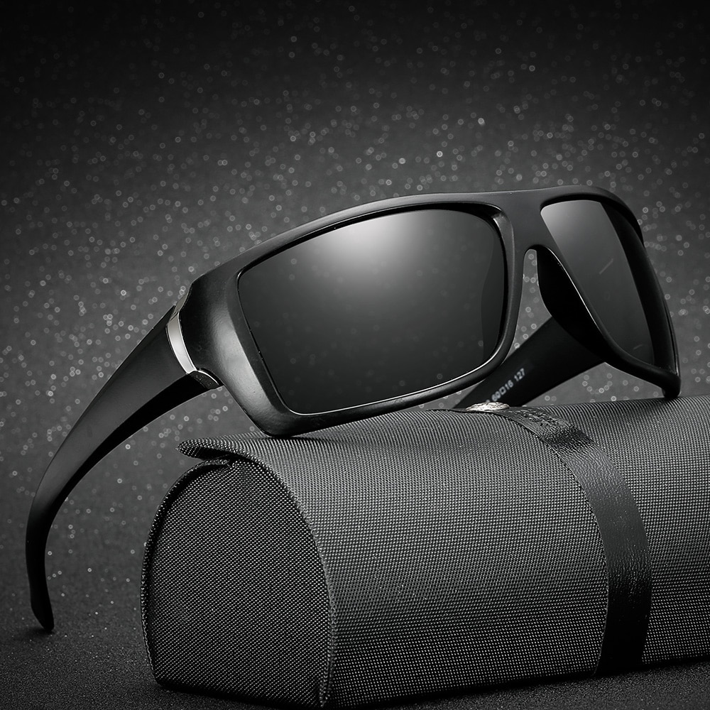 AIELBRO hommes polarisé cyclisme lunettes de soleil dégradé mâle conduite verre UV400 polarisé lunettes Style lunettes lunette