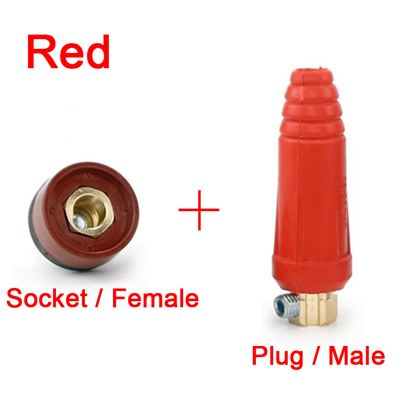 DKJ 10-25 35-50 50-70 conector de Cable máquina de soldadura europea conector de Cable macho hembra de ajuste rápido adaptador de enchufe: Gris / 3 mm